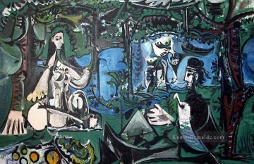 Le Dejeuner sur l herbe Manet 6 1960 Kubismus Ölgemälde